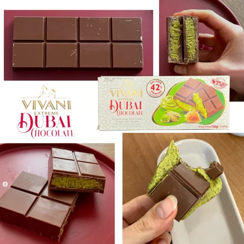 Vivani Extreme Ad 2 - Plain Vivani Extreme Dubai Chocolate - 150g/42% Pistachio