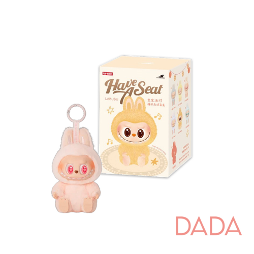 Labubu -Dada 800x Lafufu Have A Seat Series Vinyl Plush Pendant Blind Box