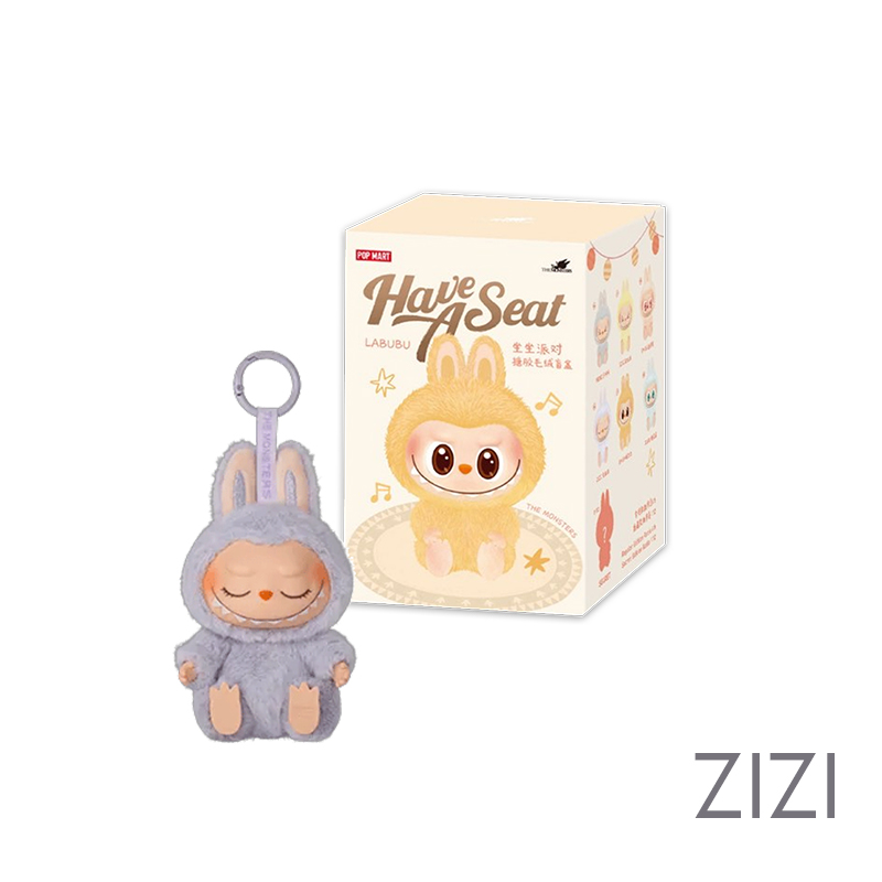 Labubu - Zizi 800x Lafufu Have A Seat Series Vinyl Plush Pendant Blind Box