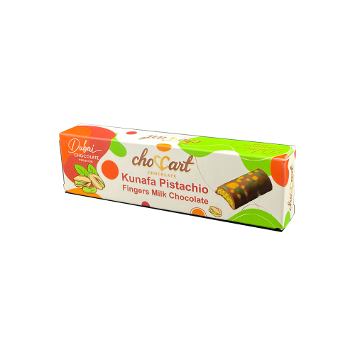 Chocart Kunafa Pistachio Fingers Milk Chocolate / 1.30oz. (37g)
